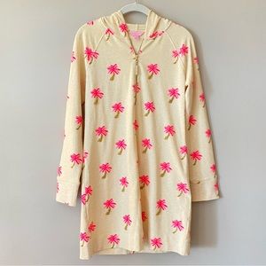 Lilly Pulitzer hooded skipper dress in heathered tropical palm, Sz Small